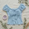 womens light blue summer top
